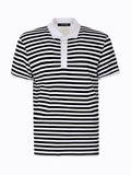 Striped polo shirt