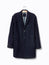 Wool blend crombie coat