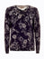 Floral print sweater