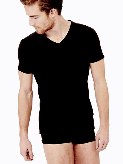 Stretch cotton t-shirt