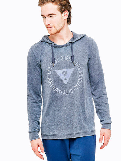 Cotton sweatshirt with front print