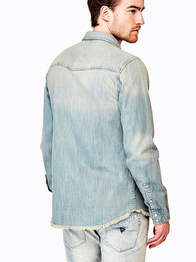 Cotton denim shirt
