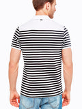 Striped polo shirt