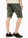 Floral print cargo shorts