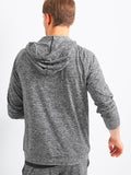 Brushed tech jersey hoodie