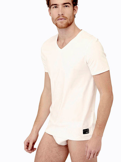 Stretch cotton t-shirt