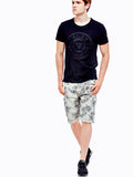 Floral print cargo shorts