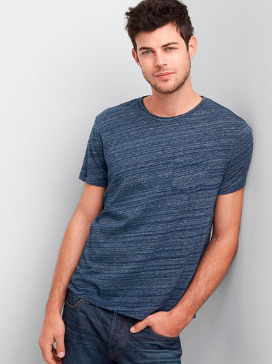 Essential spacedye pocket tee